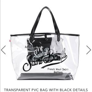 MC2 Saint Barth transparent pvc beach bag